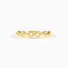 Wholesale Jewelry Copper Geometric M?bius Ring With Zirconia For Women Fashion Design