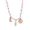 Wholesale Jewelry Copper Geometric Ocean Series Pendant Necklace With Electroplating