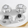 Wholesale Jewelry Copper Geometric Open Ring For Women Electroplated