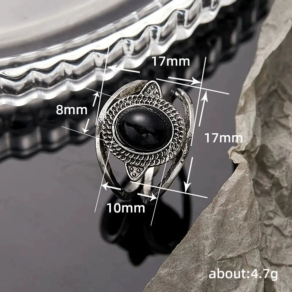 Wholesale Jewelry Copper Geometric Oval Electroplated Ring For Women