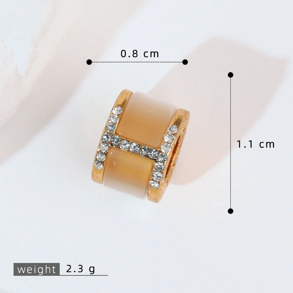 Wholesale Jewelry Copper Geometric Pendant Necklace With Microinlaid Zircon Electroplating Accessories