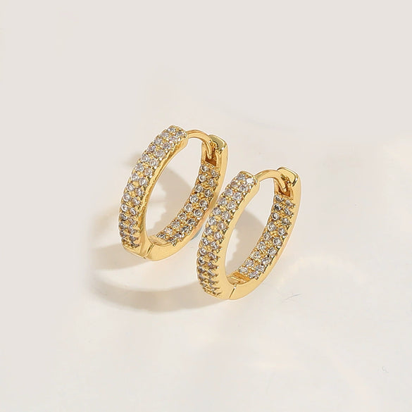 Wholesale Jewelry Copper Geometric Snake Ring And Earrings For Women With Retro And Personal Style Electroplated