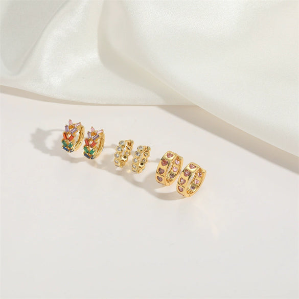 Wholesale Jewelry Copper Geometric Snake Ring And Earrings For Women With Retro And Personal Style Electroplated