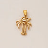 Wholesale Jewelry Copper Geometric Square Pendant Gold Plated Electroplated Women's Necklace
