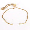 Wholesale Jewelry Copper Geometric Style Electroplated Semifinished Pushpull Adjustable Bracelet