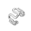 Wholesale Jewelry Copper Gold Plated Geometric Water Drop Retro Twist Open Ring For Women