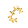 Wholesale Jewelry Copper Gold Plated Geometric Water Drop Retro Twist Open Ring For Women