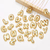 Wholesale Jewelry Copper Gold Plated Letter Pendant Necklace With Box Chain