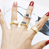 Wholesale Jewelry Copper Gold Plated Watch Clock Style Open Ring