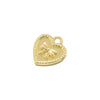 Wholesale Jewelry Copper Goldplated Heart Flower Bow Pendant