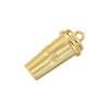 Wholesale Jewelry Copper Goldplated Heart Flower Bow Pendant