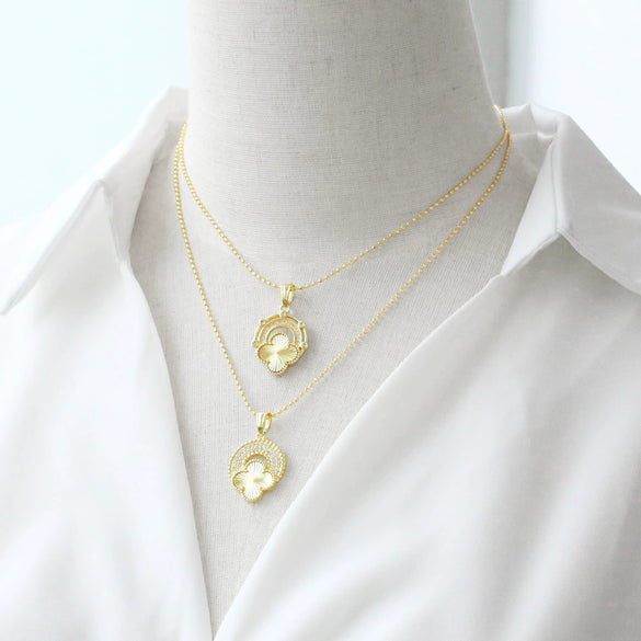 Wholesale Jewelry Copper Goldplated Heart Shape Pendant Necklace With O Chain