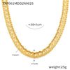 Wholesale Jewelry Copper Goldplated Ochain Multilayer Stitching Allmatch Bracelet Necklace
