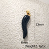 Wholesale Jewelry Copper Goldplated Oildropping Chili Pendant Necklace