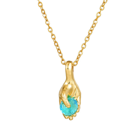 Wholesale Jewelry Copper Handmade Geometric Pendant Necklace For Women