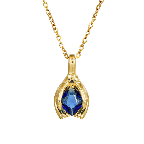 Wholesale Jewelry Copper Handmade Geometric Pendant Necklace For Women