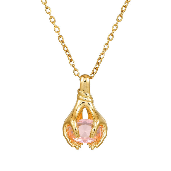 Wholesale Jewelry Copper Handmade Geometric Pendant Necklace For Women