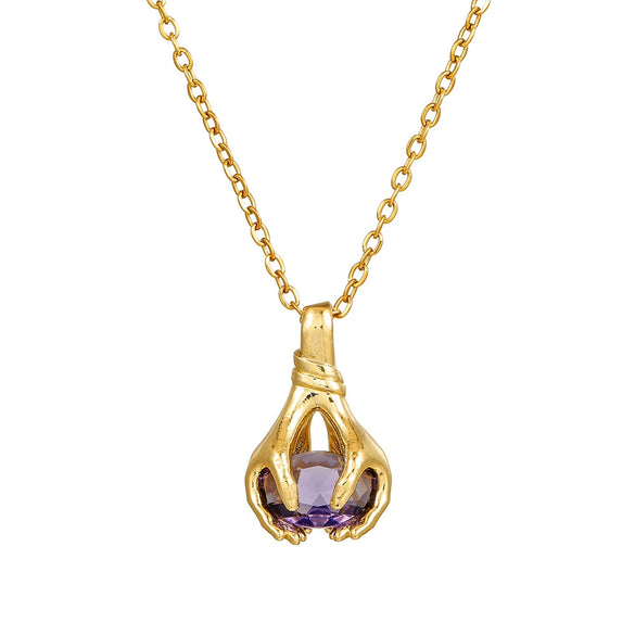 Wholesale Jewelry Copper Handmade Geometric Pendant Necklace For Women
