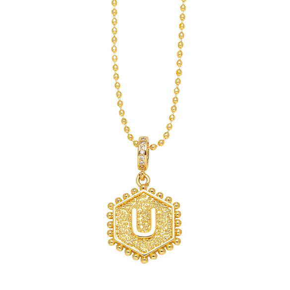 Wholesale Jewelry Copper Heart Geometric Electroplated Necklace