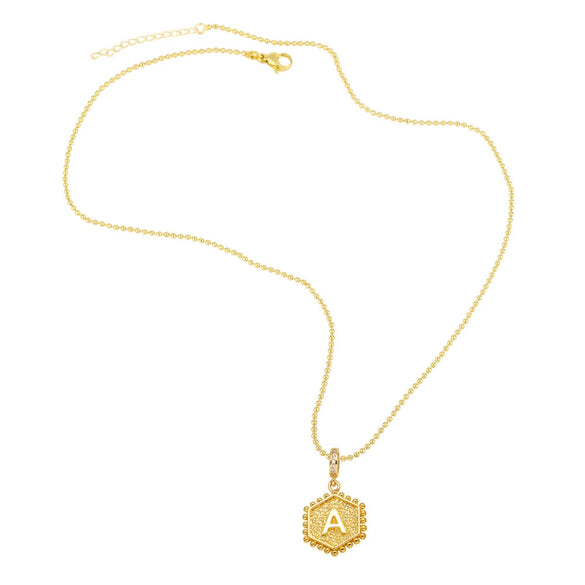 Wholesale Jewelry Copper Heart Geometric Electroplated Necklace