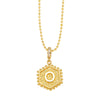 Wholesale Jewelry Copper Heart Geometric Electroplated Necklace