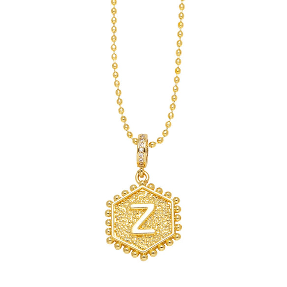 Wholesale Jewelry Copper Heart Geometric Electroplated Necklace