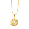 Wholesale Jewelry Copper Heart Geometric Electroplated Necklace