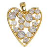 Wholesale Jewelry Copper Heart Microinlay Goldplated Love Necklace Pendant And Earrings