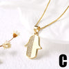 Wholesale Jewelry Copper Heart Shape Box Chain Necklace With Electroplating
