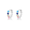 Wholesale Jewelry Copper Heart Shape Butterfly Cshaped Ear Studs Electroplating For Women
