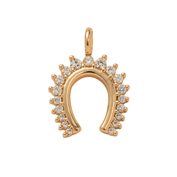 Wholesale Jewelry Copper Heart Shape Electroplating Pendant Necklace With Sun Love Ocean Horseshoe Moon Animal Starfish Conch Elements