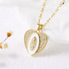 Wholesale Jewelry Copper Heart Shape Goldplated Lip Chain Necklace