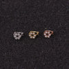 Wholesale Jewelry Copper Inlaid Zircon Flower Mini Cartilage Ear Buckle For Women