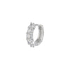 Wholesale Jewelry Copper Inlaid Zircon Geometric Round Earrings For Women