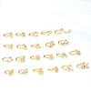 Wholesale Jewelry Copper Inlaid Zircon Heart Shaped Electroplated Women's Fake Nose Ring