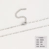 Wholesale Jewelry Copper Inlaid Zircon Letter Crown Hiphop Necklace
