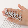 Wholesale Jewelry Copper Inlaid Zircon Letter Crown Hiphop Necklace