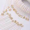 Wholesale Jewelry Copper Letter Pendant Necklace Electroplated Fashion Simple