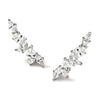 Wholesale Jewelry Copper Microinlaid Zircon Olive Branch Leaf Women's Earrings