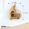 Wholesale Jewelry Copper Microinlaid Zircon Projection Pendant Necklace Light Luxury Highend With Electroplating Letters Numbers Text Pattern