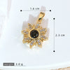 Wholesale Jewelry Copper Microinlaid Zircon Projection Pendant Necklace Light Luxury Highend With Electroplating Letters Numbers Text Pattern
