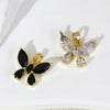 Wholesale Jewelry Copper Micropaved Animal Zodiac Butterfly Pendant Necklace And Earrings