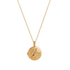 Wholesale Jewelry Copper Minimalist Geometric Heart Shape Electroplating Pendant Necklace With Twist Chain