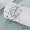 Wholesale Jewelry Copper Mixed Gem Inlay Heart Letters Numbers Text Zircon Ochain Necklace For Women