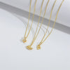 Wholesale Jewelry Copper Mixed Gemstone Inlay Geometric Lip Pendant O Chain Choker Necklace For Women