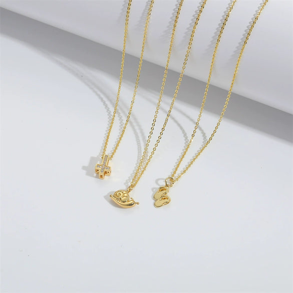 Wholesale Jewelry Copper Mixed Gemstone Inlay Geometric Lip Pendant O Chain Choker Necklace For Women
