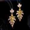 Wholesale Jewelry Copper Mixed Gemstone Setting Zircon Inlay Geometric Square Women's Highgrade Fourpiece Set