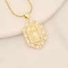 Wholesale Jewelry Copper Multicolor Lady Pendant With Micro Inlaid Zircon And Dripping Oil Design