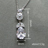 Wholesale Jewelry Copper Natural Plants And Flowers Inlay O Chain Women's Horse Eye Water Drops Necklace Earrings Set