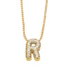 Wholesale Jewelry Copper Necklace With Letters Numbers Text Pattern Electroplated